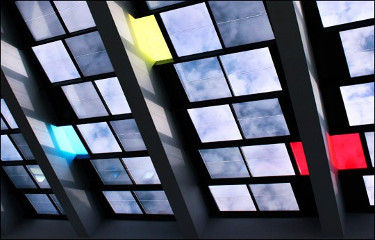 Claraboia de vidro fotovoltaico a-Si